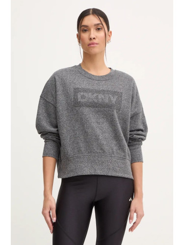 Суичър Dkny в сиво с меланжов десен DP4T1041