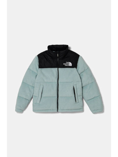 Детско пухено яке The North Face TEEN 1996 RETRO NUPTSE JACKET в тюркоазено NF0A8A4C1OC1