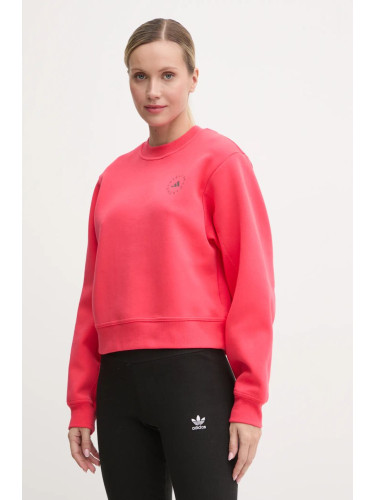 Спортен суичър adidas by Stella McCartney в оранжево с изчистен дизайн IW9909