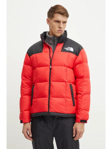 Пухено яке The North Face Lhotse в червено зимен модел NF0A3Y236821