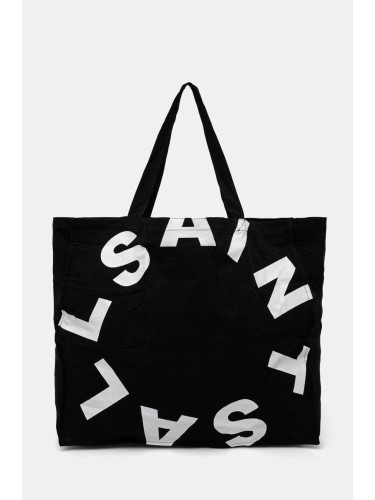 Памучна чанта AllSaints LARGE TIERRA TOTEBAG в черно MB705Z