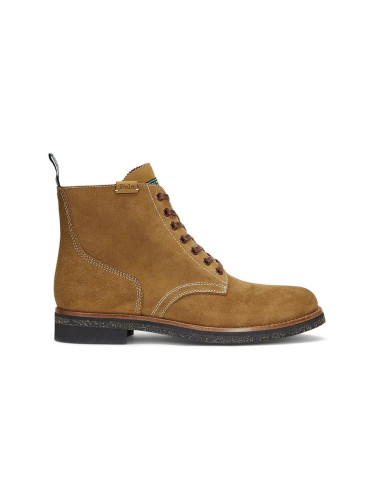 Велурени обувки Polo Ralph Lauren Radford Boot в кафяво 812945525001