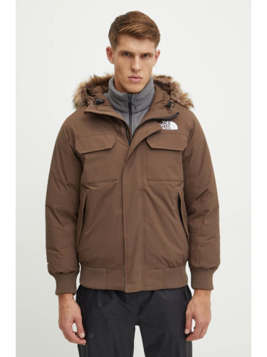 Пухено яке The North Face McMurdo Bomber в кафяво зимен модел NF0A5GD91OI1