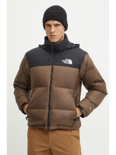 Пухено яке The North Face TNF x 30th Years HMLYN в кафяво зимен модел NF0A3C8D5EX1