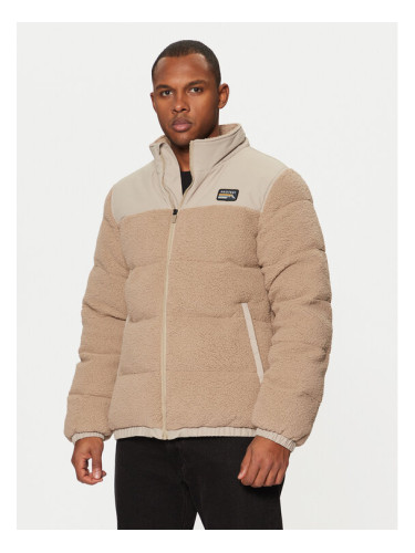 Protest Пухено яке Asura Teddy 6728044 Бежов Regular Fit
