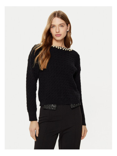 Rinascimento Пуловер CFM0011717003 Черен Regular Fit