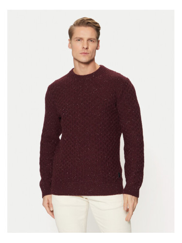 Tom Tailor Пуловер 1044537 Бордо Regular Fit