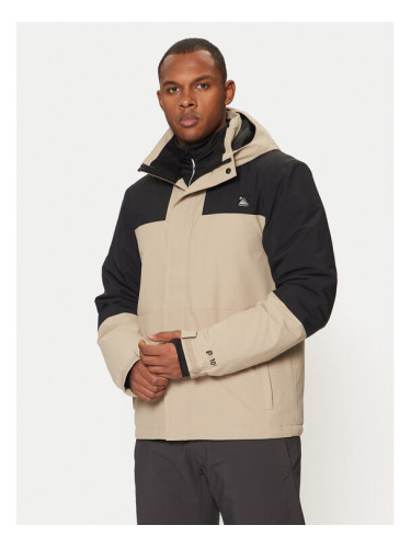 Protest Скиорско яке Choose 6710644 Бежов Slim Fit