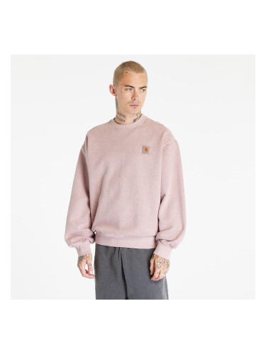 Суитшърт Carhartt WIP Vista Sweat Glassy Pink Garment Dyed M