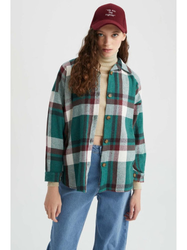 DEFACTO Flannel Long Sleeve Shirt