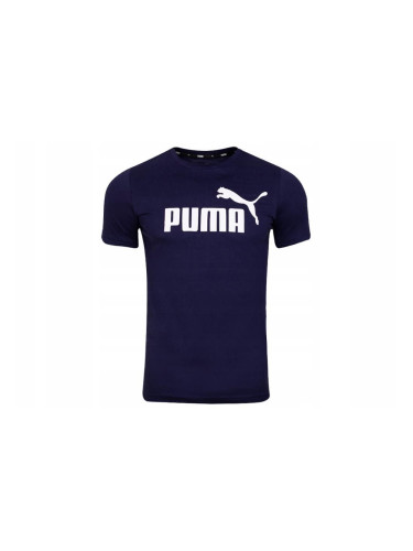 Puma Man's T-Shirt 58666606 Navy Blue