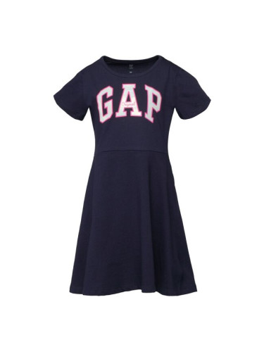 GAP SHORT SLEEVE LOGO Рокля за момичета, тъмносин, размер