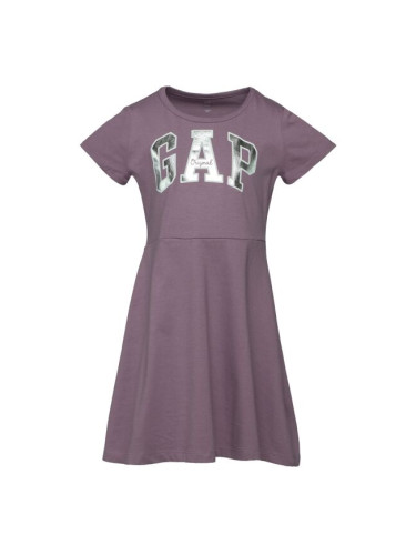 GAP SHORT SLEEVE LOGO Рокля за момичета, лилаво, размер