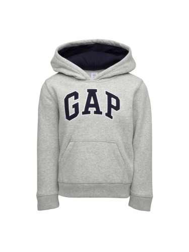 GAP PULLOVER LOGO Суитшърт за момчета, сиво, размер