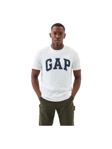 GAP BASIC LOGO Мъжка тениска, бяло, размер