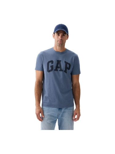 GAP BASIC LOGO Мъжка тениска, синьо, размер