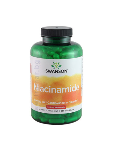 СУОНСЪН НИАЦИНАМИД капсули 500 мг * 250