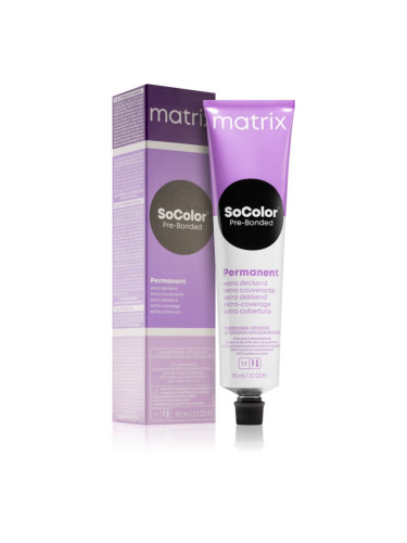 Matrix SoColor Pre-Bonded Extra Coverage перманентната боя за коса цвят 508Bc Hellblond Braun Kupfer 90 мл.