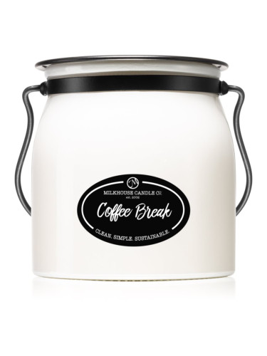 Milkhouse Candle Co. Creamery Coffee Break ароматна свещ Butter Jar 454 гр.