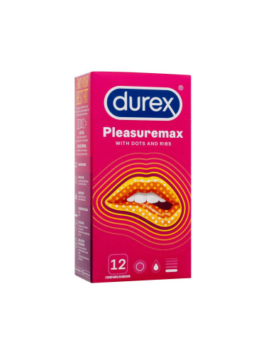 Durex Pleasuremax Презерватив за мъже Комплект увредена кутия