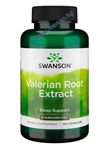 СУОНСЪН ЕКСТРАКТ ОТ КОРЕН НА ВАЛЕРИАНА - СТАНДАРТИЗИРАН капсули * 120