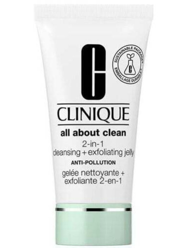 Clinique All About Clean 2 In 1 Cleansing + Exfoliating Jelly Измивен гел за лице