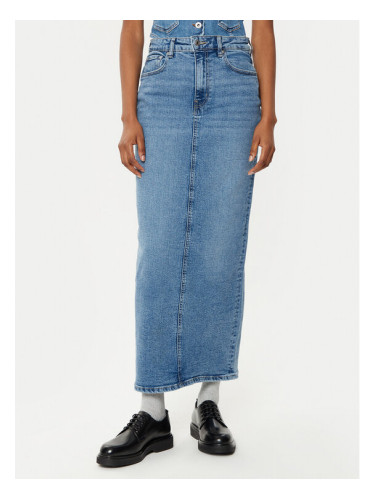 Gina Tricot Дънкова пола 24062 Син Regular Fit