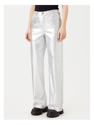 ONLY Дънки Juicy 15331673 Сребрист Wide Leg