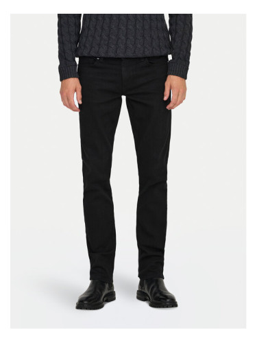 Only & Sons Дънки Loom 22028637 Черен Slim Fit