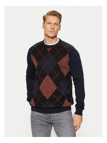 INDICODE Пуловер Bagge 35-784 Тъмносин Regular Fit