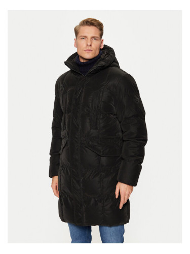 INDICODE Зимно палто Ast 15-923 Черен Regular Fit