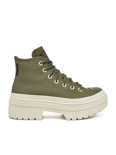 Converse Кецове Chuck Taylor All Star Lugged Heel Platform Waterproof A11163C 306 Зелен