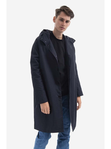 Яке Wood Wood Tobias Twill Parka Coat 12135900-5269 NAVY в черно преходен модел