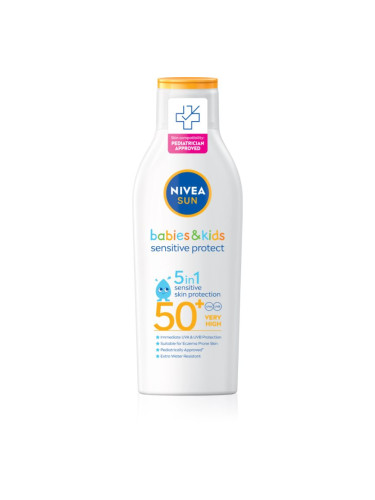 NIVEA SUN Kids детско мляко за тен SPF 50+ 200 мл.