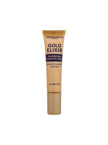 Dermacol Gold Elixir Rejuvenating Caviar Eye Cream Околоочен крем за жени 15 ml