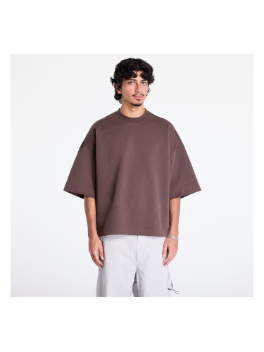 Тениска Nike M Tech Fleece Short Sleeve Tee Baroque Brown/ Baroque Brown L