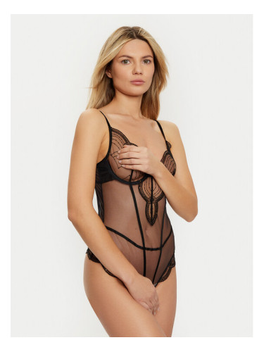 Hunkemöller Боди Ruby 300253 Черен