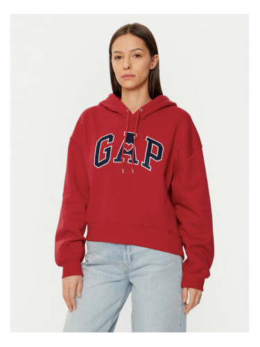 Gap Суитшърт 523563-17 Червен Relaxed Fit