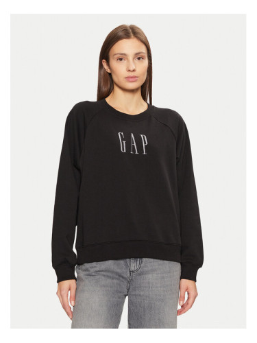 Gap Суитшърт 588019-03 Черен Relaxed Fit