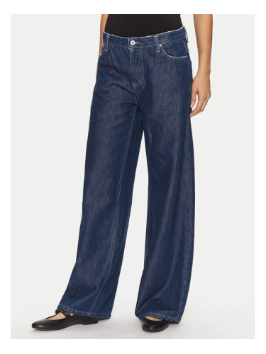 Please Дънки P2O2CQZNRM Син Wide Leg