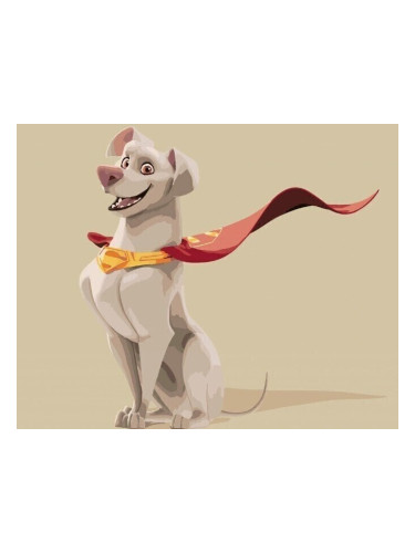 Zuty Рисуване по номера Sitting Krypto (DC League Of Super-Pets)