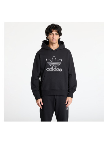 Суитшърт adidas Adicolor Outline Trefoil Hoody Black S