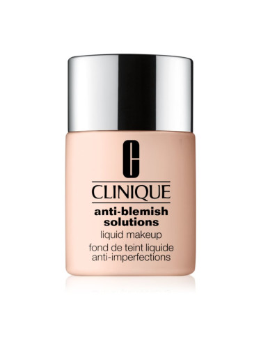 Clinique Anti-Blemish Solutions™ Liquid Makeup фон дьо тен за мазна кожа склонна към акне цвят WN 76 Toasted Wheat 30 мл.