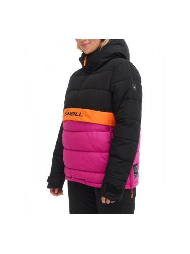 ONEILL O'riginals Puffy Anorak Jacket Black/Pink W