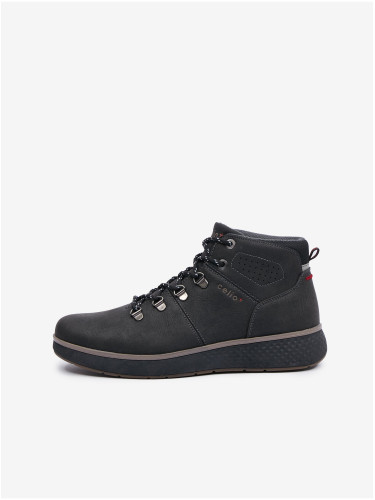 Black men's winter ankle boots Celio