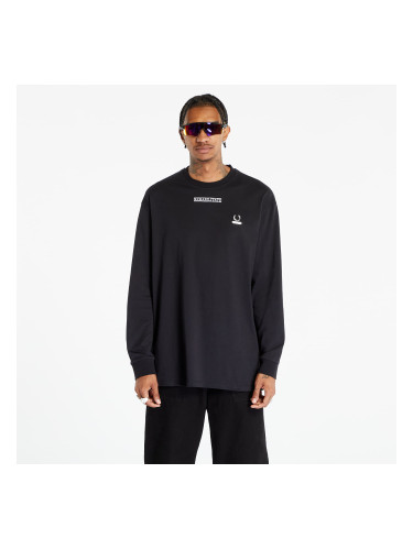 Тениска FRED PERRY x RAF SIMONS Embroidered Long Sleeve T-Shirt Black L