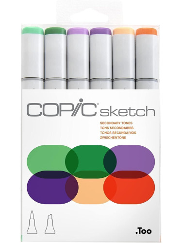 Copic Sketch Пълнител за писалка Secondary Tones 6 бр