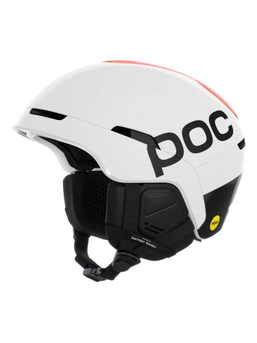 POC Obex Connect Hydrogen White/Fluorescent Orange XL/2XL (59-62 cm) Каска за ски