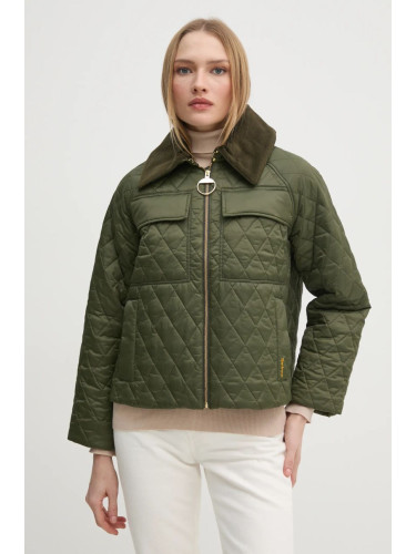 Яке Barbour в зелено зимен модел LQU1750