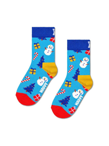 Детски чорапи Happy Socks Kids Bring it on Sock в синьо KBIO01.6300